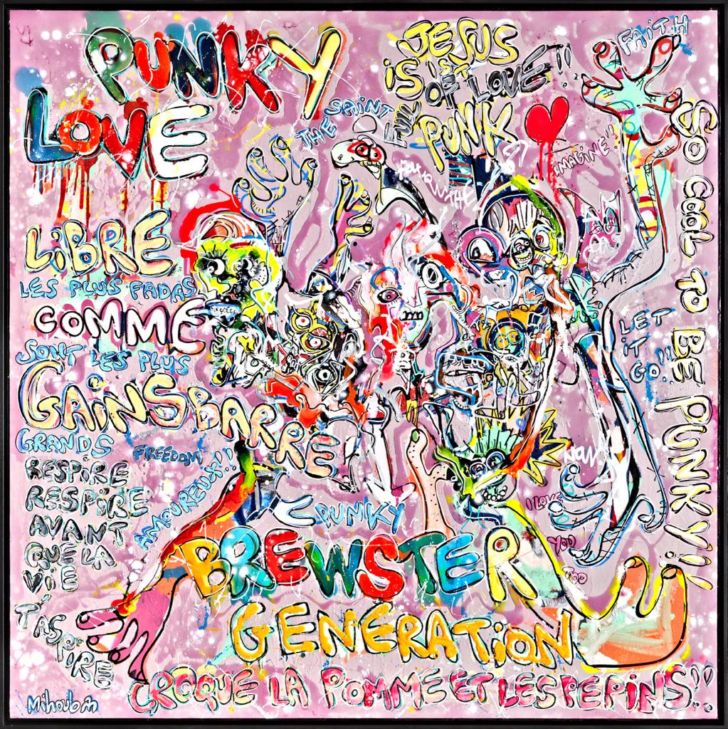 punky love mihoub art brut. Mihoub est un peintre de l'art brut conscient.