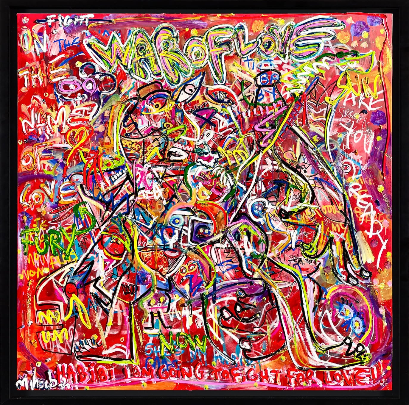 war of love mihoub art brut conscient. Mihoub est un peintre de l'art brut conscient.